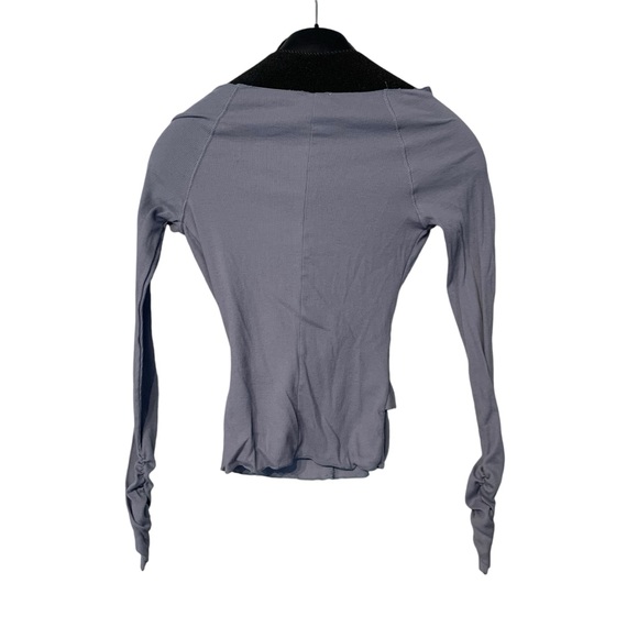 FREE PEOPLE | Intimately Crossover Long-Sleeve Fitted Top - Sz Small - Picture 4 of 9